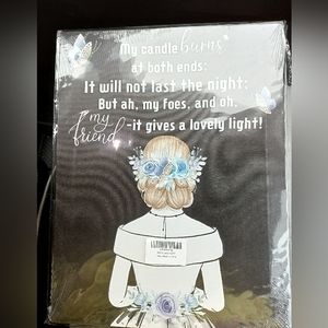 Inspiring quote wall decor